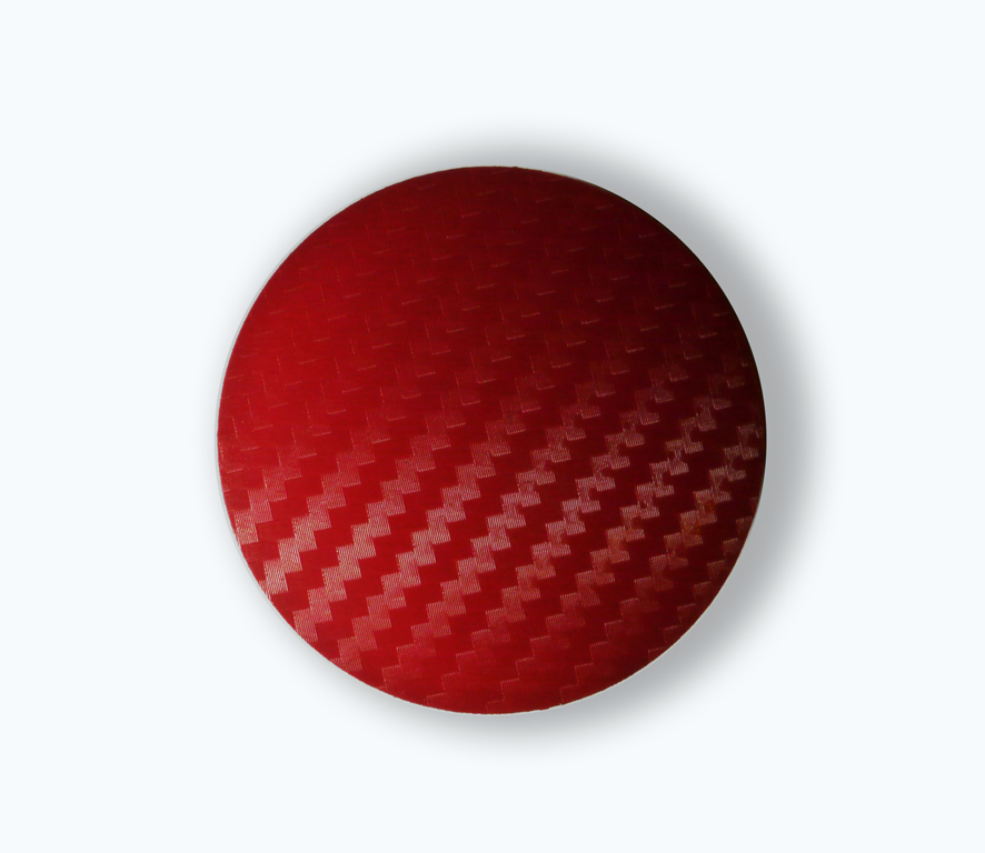 Carbon Red caches moyeux pour jantes 52 mm - Livraison gratuite